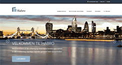 Desktop Screenshot of habro.dk